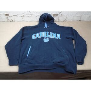 Vintage Y2K Champs UNC Tarheels Hoodie Size Large North Carolina Embroidered